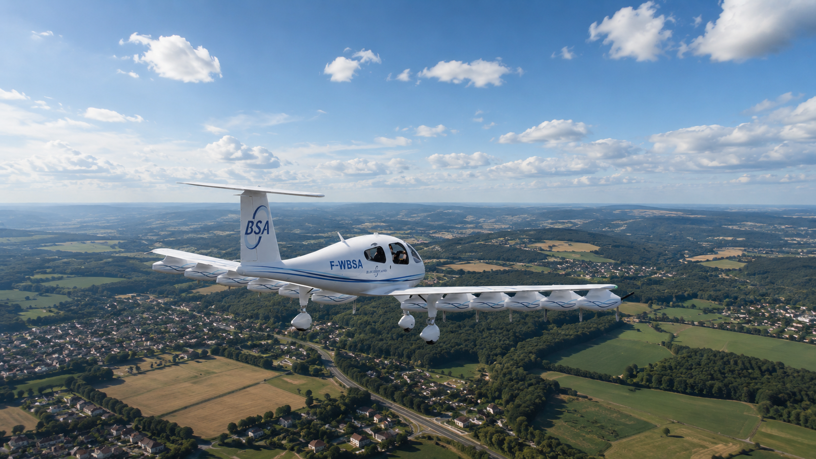 Le Dragonfly (F-WBSA) en vol